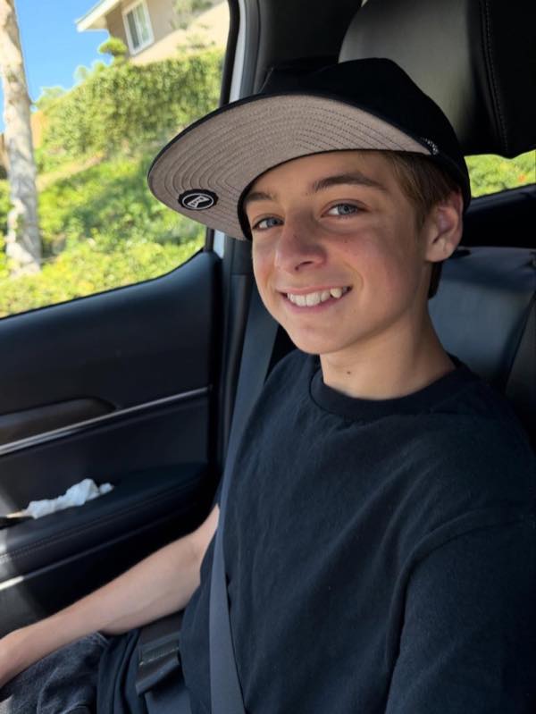 Gavin Stockwell smiling while seated in a car